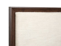 Magnussen Home Llewellyn Columbian Walnut King Upholstered Panel Bed