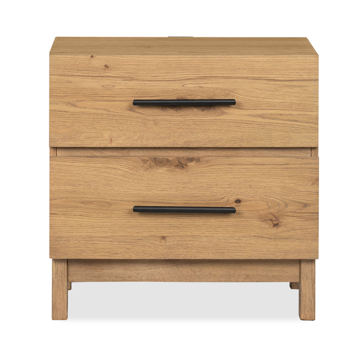 Magnussen Home Davenport Rustic Caramel Queen Panel Bed With 2 Nightstands