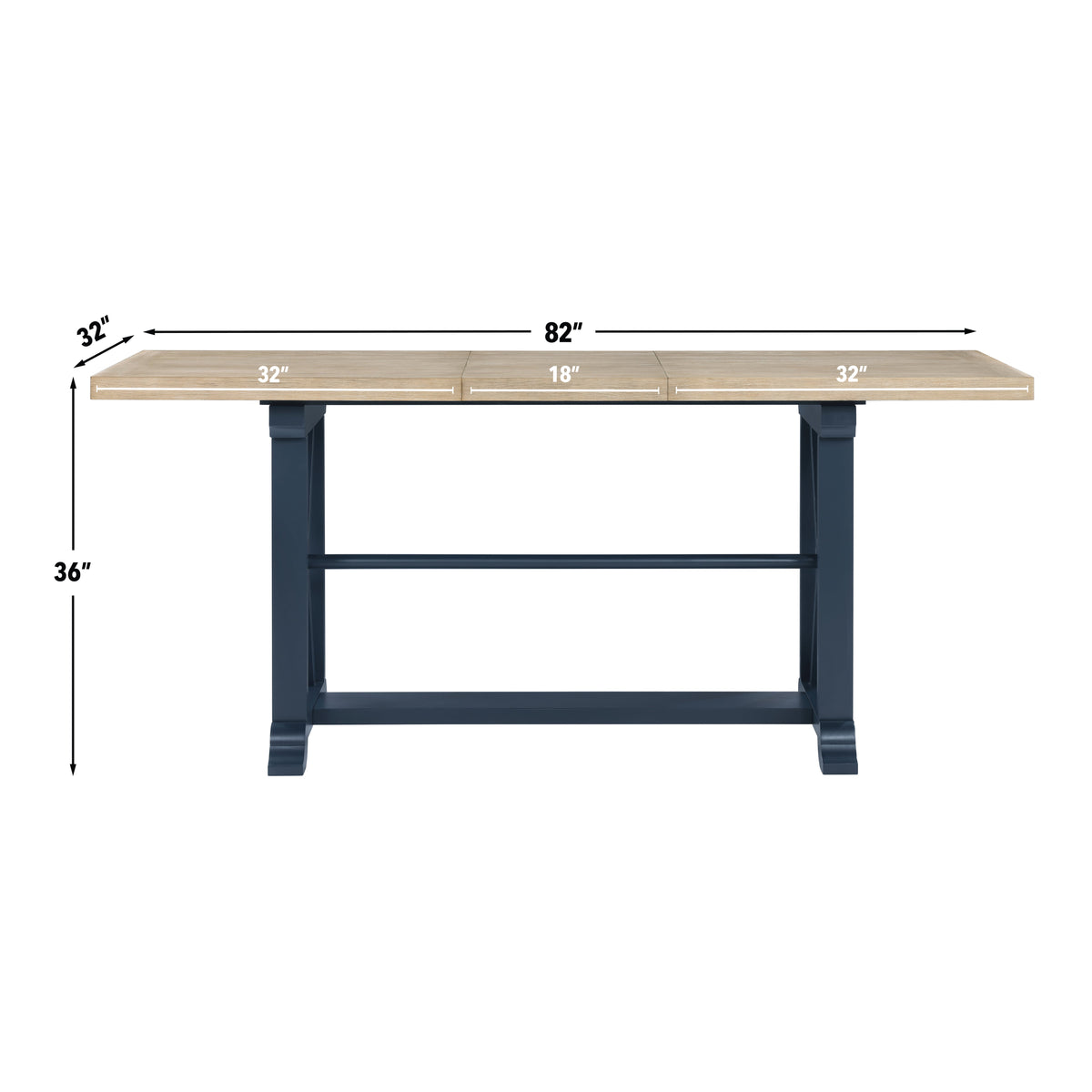 Darcy Blue Counter Table