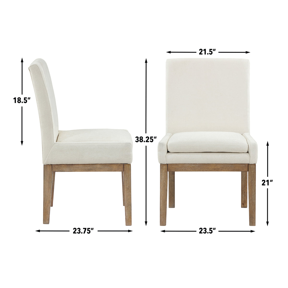 Aubrey Brown 7pc w/ Uph Chair