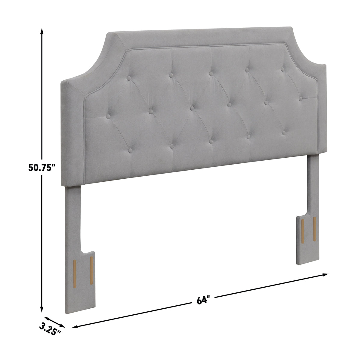 Alta Full/Queen Headboard, Grey