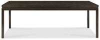 Pulaski Modern Mosaic Brown Leg Dining Table With 6 Arm Chairs And Sideboard