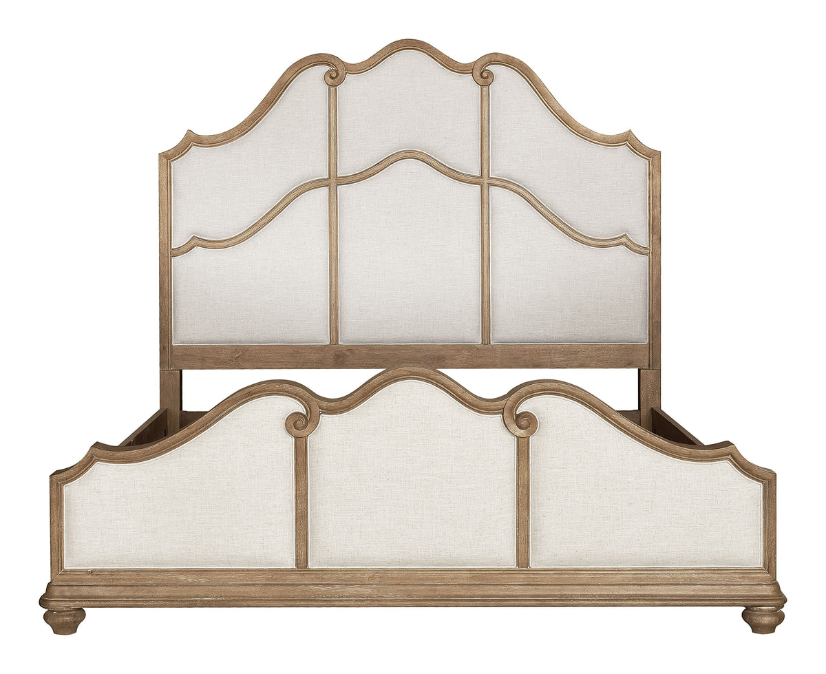 Pulaski Weston Hills Flax Seed Queen Upholstered Bed