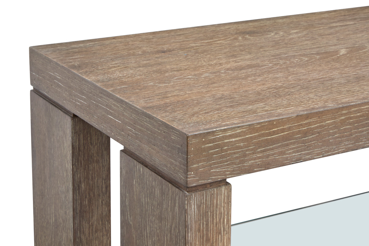 Magnussen Home Conway Spiced Brown Square Cocktail Table With Casters