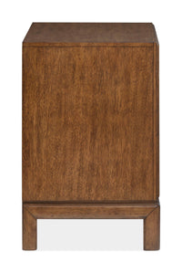 Magnussen Home Ridgefield Russet Queen Panel Storage Bed With Nightstand