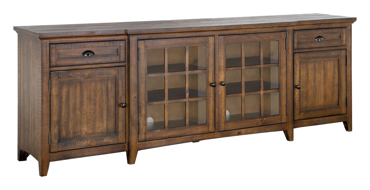 Magnussen Home Bay Creek Toasted Nutmeg 90" Console