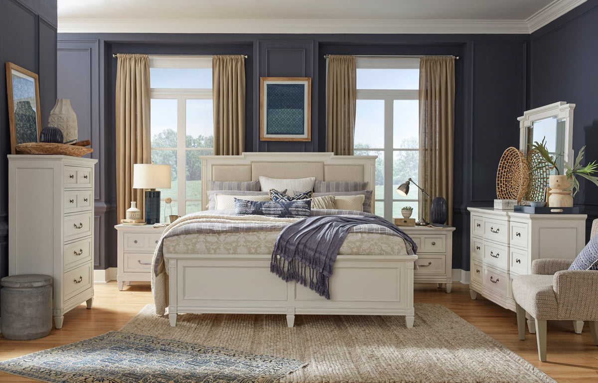 Magnussen Home Willowbrook Egg Shell White Drawer Dresser