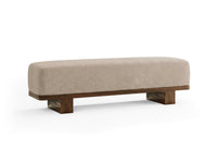 Magnussen Home Reena Rich Brown Upholstered Bench