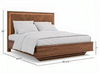 Magnussen Home Selena Brown California King Panel Bed
