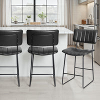 Tribeca Black Counter Stool