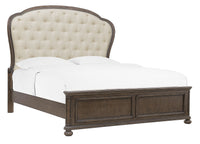 Pulaski Saddle Creek Timber Brown California King Upholstered Bed