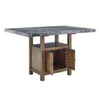 Grayson Gray Marble Counter Table