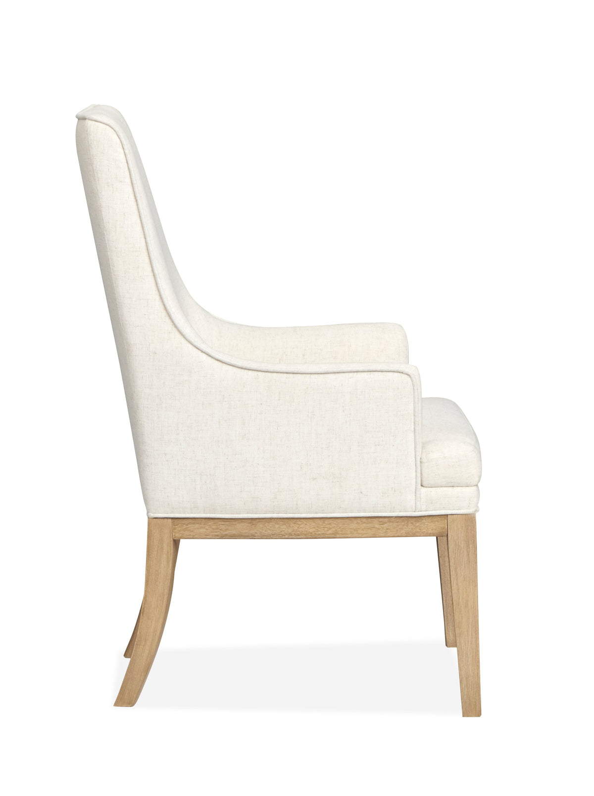 Magnussen Home Coventry Honey Maple Upholstered Host Chair Two Pack