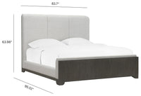 Pulaski Anderson Park Moose Trail And Frontier Brown King Upholstered Bed