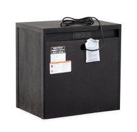 Magnussen Home Kinsley Black Heron Queen Panel Bed With Nightstand