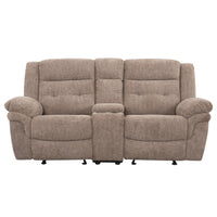 Sydney Brown Manual Recliner Console Lov