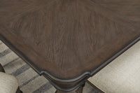 Pulaski Saddle Creek Timber Brown Extendable Leg Dining Table With 8 Wood Back Side Chairs And Server