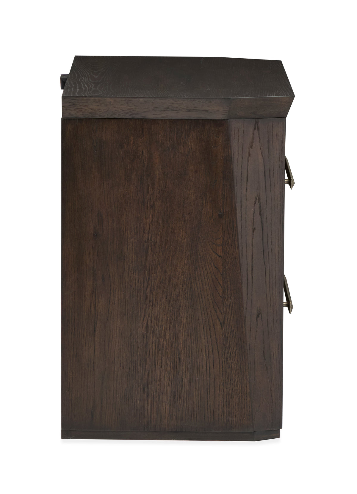 Magnussen Home Tauren Coffee Bean King Panel Bed With Nightstand