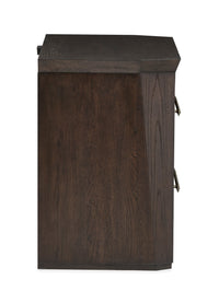 Magnussen Home Tauren Coffee Bean Queen Panel Bed With Nightstand