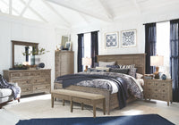 Magnussen Home Paxton Place Dovetail Grey Queen Panel Bed