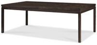 Pulaski Modern Mosaic Brown Leg Dining Table With 6 Arm Chairs And Sideboard