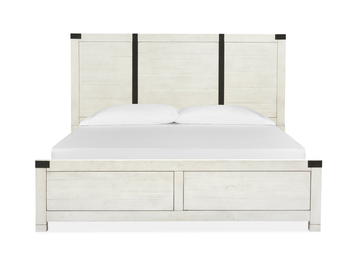 Magnussen Home Chesters Mill Alabaster California King Panel Bed