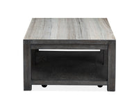 Magnussen Home Plum Creek Ravenwood Black Rectangular Cocktail Table With End Table
