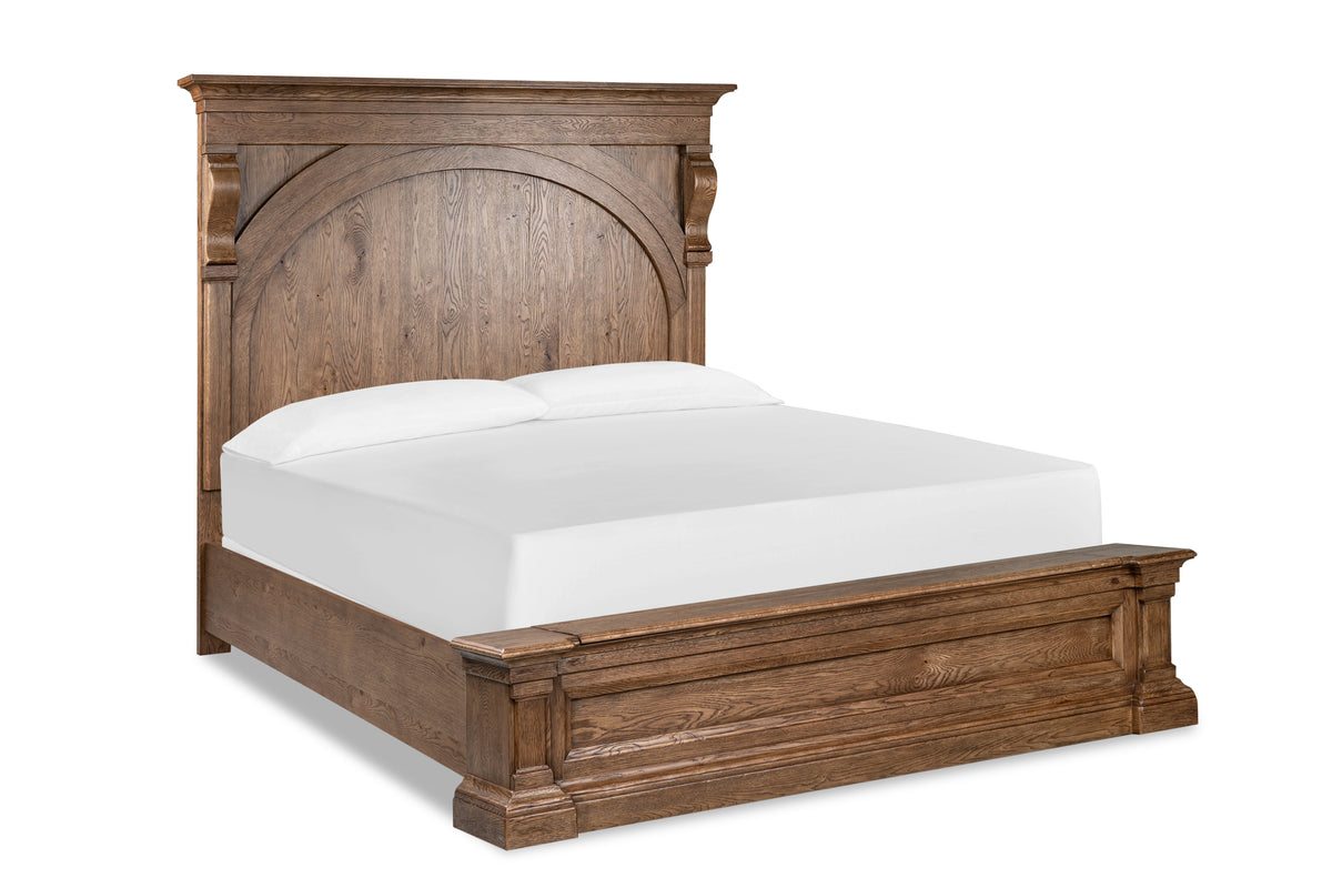 Pulaski Gallant Grove Brown Queen Panel Storage Footboard