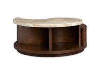 Magnussen Home Mcpherson Burnt Umber Round Cocktail Table With 2 End Table