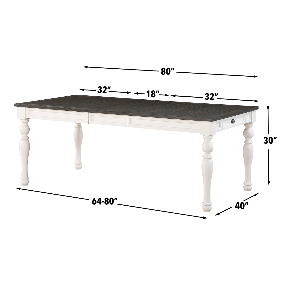 Joanna 5pc Set Two Tone