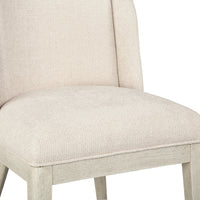 Magnussen Home Lorelei Misty Cloud Extendable 54" Round Dining Table With 2 Side Chairs And 2 Host Chairs