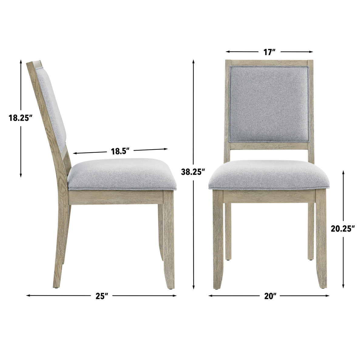 Carena Side Chair, Gray