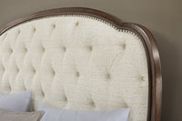 Pulaski Saddle Creek Timber Brown California King Upholstered Bed