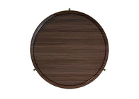 Magnussen Home Wren Dark Brown Tray Cocktail Table With End Table