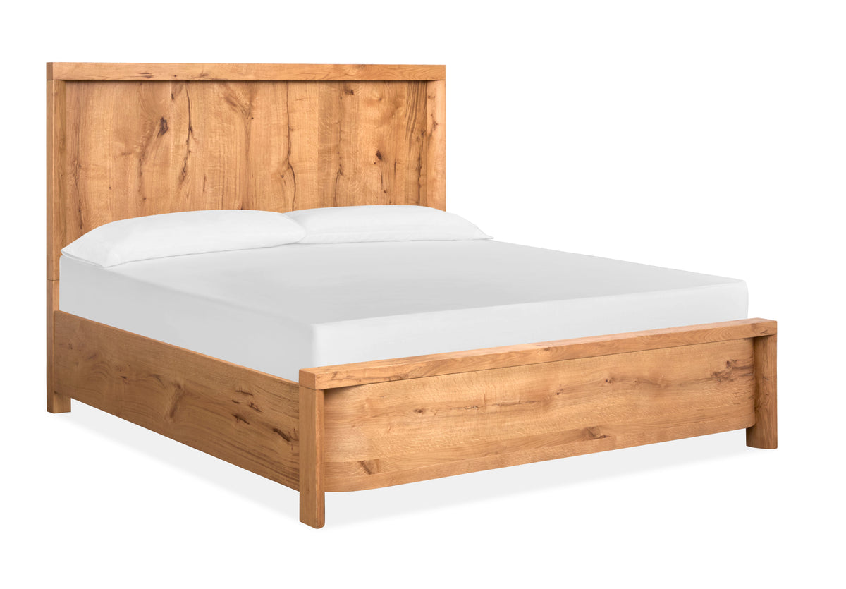 Magnussen Home Laramie Honey Wheat King Panel Bed