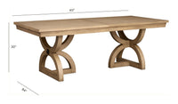 Magnussen Home Coventry Honey Maple Extendable Trestle Dining Table With 4 Side Chairs And Buffet