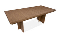 Magnussen Home Marcel Harvest Brown Extendable Trestle Dining Table With 2 Benches And Buffet