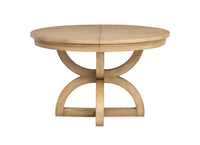 Magnussen Home Coventry Honey Maple Extendable 48" Round Dining Table With 4 Side Chairs And Buffet