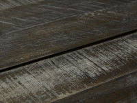 Magnussen Home Bellamy Peppercorn Extendable Rectangular Dining Table With 4 Side Chairs And 2 Host Chairs