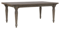 Pulaski Madison Ridge Natural Bark Extendable Leg Dining Table With 4 Side Chairs 2 Arm Chairs And Server