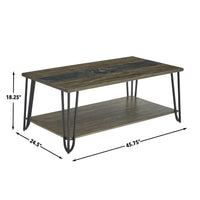Harper Cocktail Table with Sintered Stone Inlay