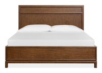 Magnussen Home Ridgefield Russet King Panel Bed With Nightstand