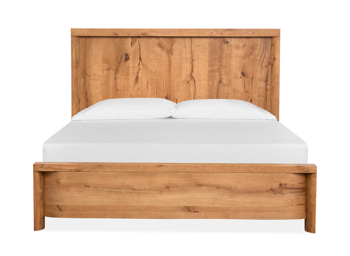 Magnussen Home Laramie Honey Wheat King Panel Bed