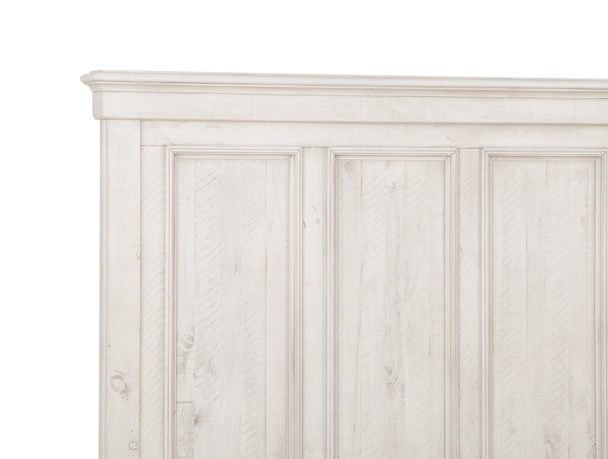 Magnussen Home Newport Alabaster King Panel Bed With Nightstand