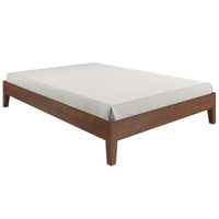 Nix Solid Wood Full Platform bed, Natural