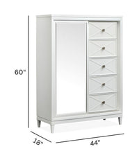 Magnussen Home Springhouse Whisper White Door Chest