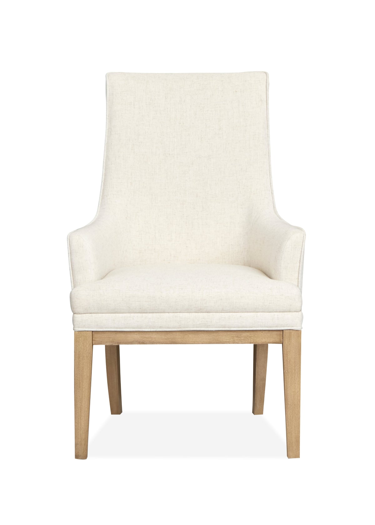 Magnussen Home Coventry Honey Maple Upholstered Host Chair Two Pack