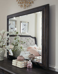 Magnussen Home Bellamy Peppercorn Landscape Mirror