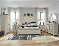 Magnussen Home Bronwyn Alabaster California King Panel Bed