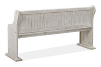 Magnussen Home Bronwyn Alabaster Extendable Rectangular Dining Table With 2 Upholstered Side Chairs And Bench